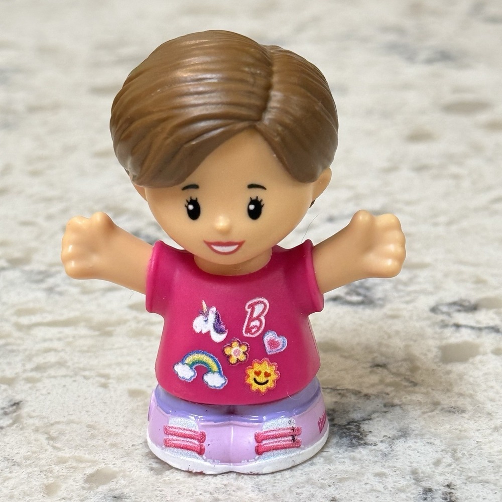 Fisher Price Little People Barbie Brooklyn Roberts Girl Ponytail Pink 2023